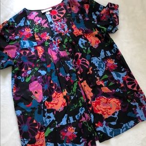 Thakoon for Target print button up top